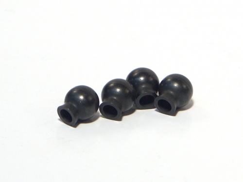 Ball 6.8x7.3x3mm Black (4)